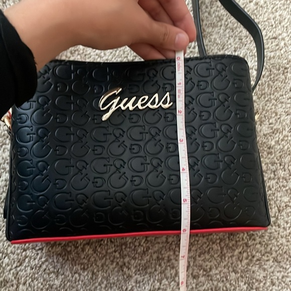Guess Crossbody Bag | Two Colour Way - Red/Black - Picture 14 of 17